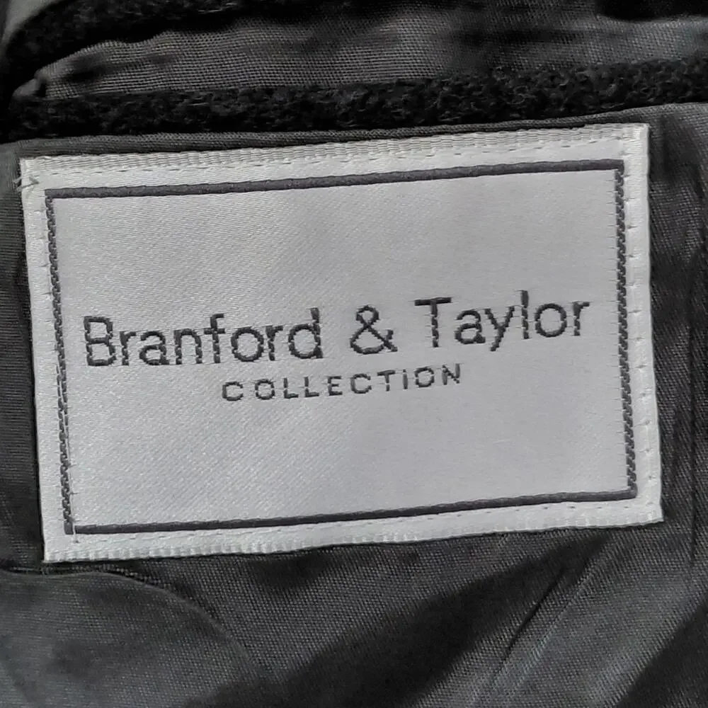 Vintage Branford & Taylor Leonard Gray Blazer Jacket Men Size 44L